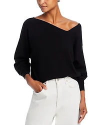 Line & Dot Favorite Geometric Neck Sweater
