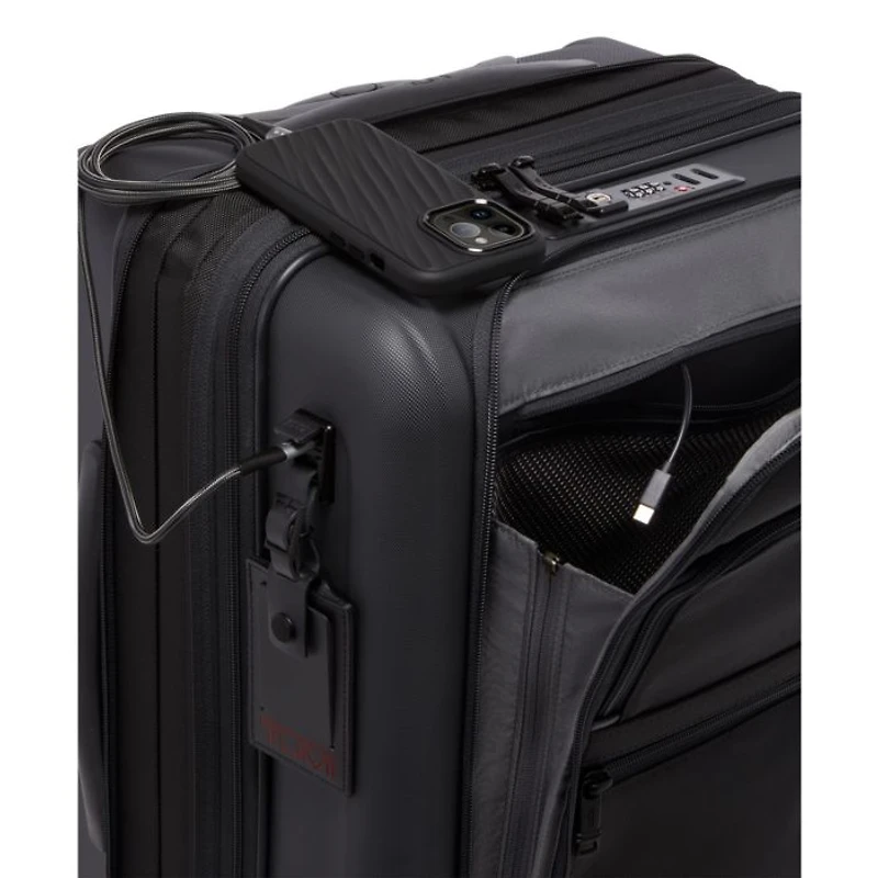 Alpha Expandable Wheeled Carry On Suitcase