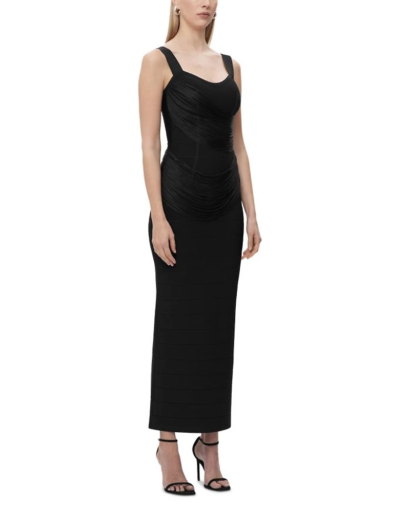 The Autumn Fringe Bandage Gown
