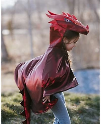 Ruby The Metallic Dragon Cape Costume - Ages 3-6