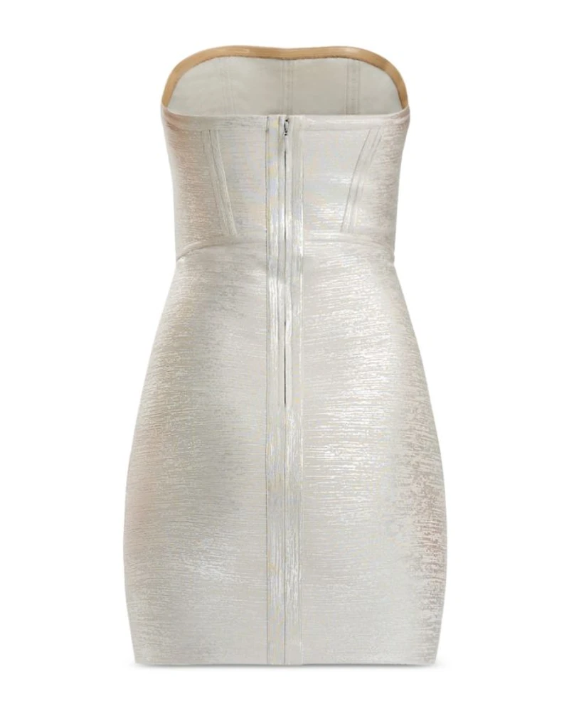 The Avery Foil Corset Dress