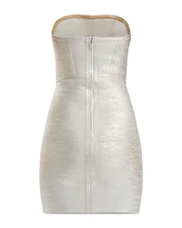 The Avery Foil Corset Dress