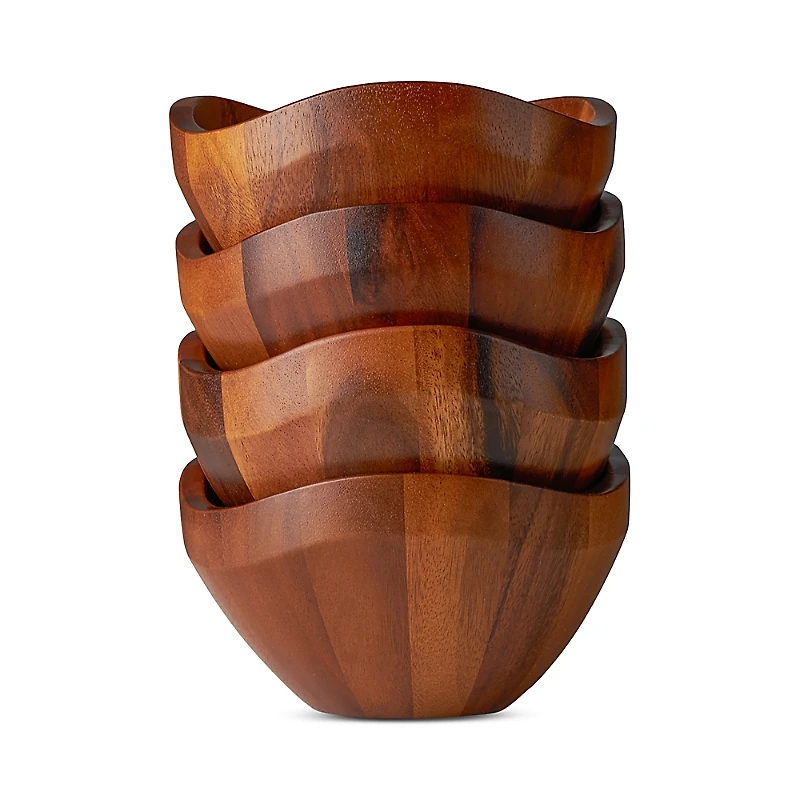 Nambe Billow Individual Salad Bowl, Set of 4