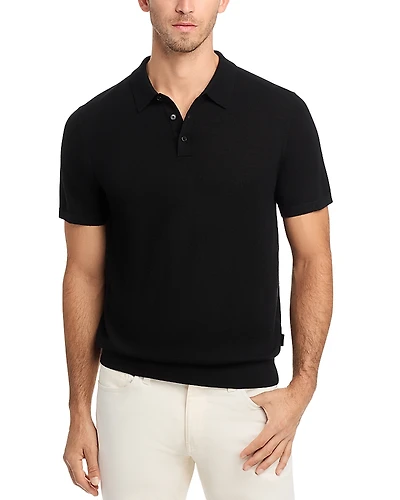 Michael Kors Merino Wool Regular Fit Polo Shirt