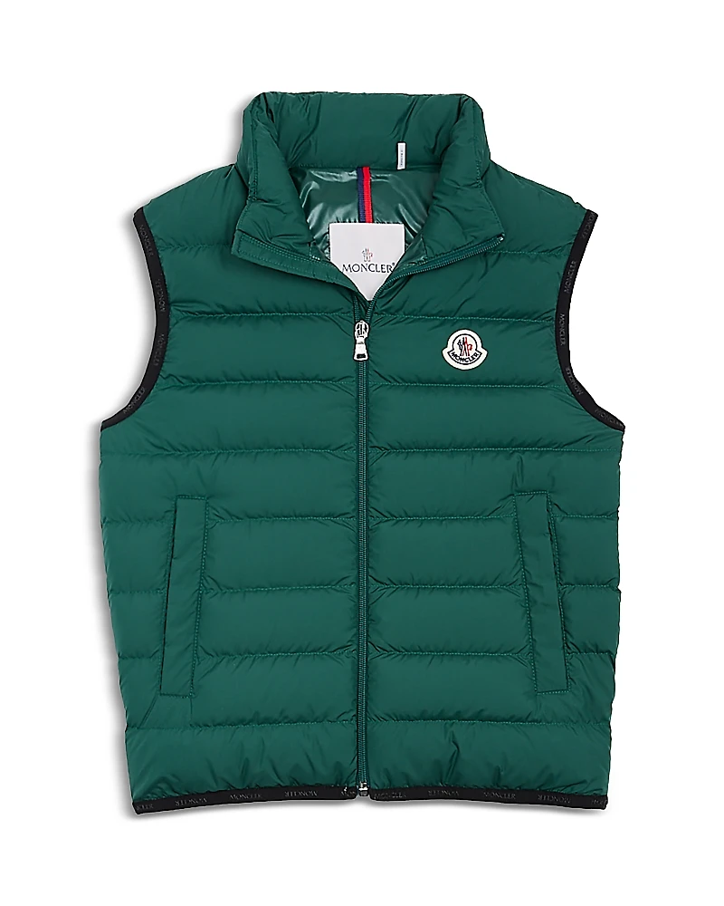 Moncler Boys' Contrin Down Puffer Vest - Big Kid