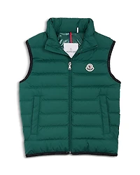 Moncler Boys' Contrin Down Puffer Vest - Big Kid