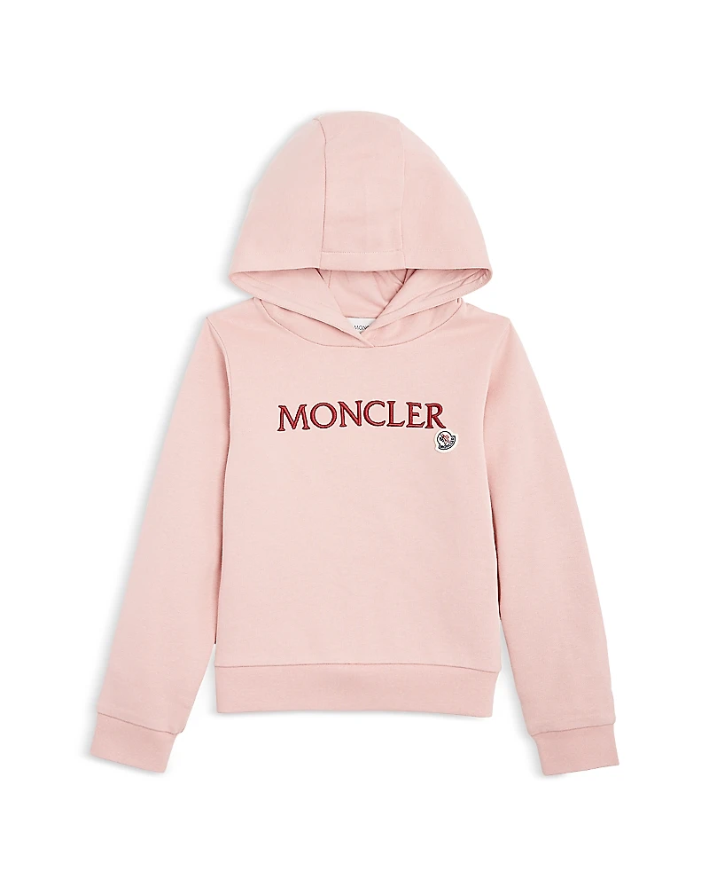 Moncler Girls' Embroidered Logo Hoodie - Big Kid