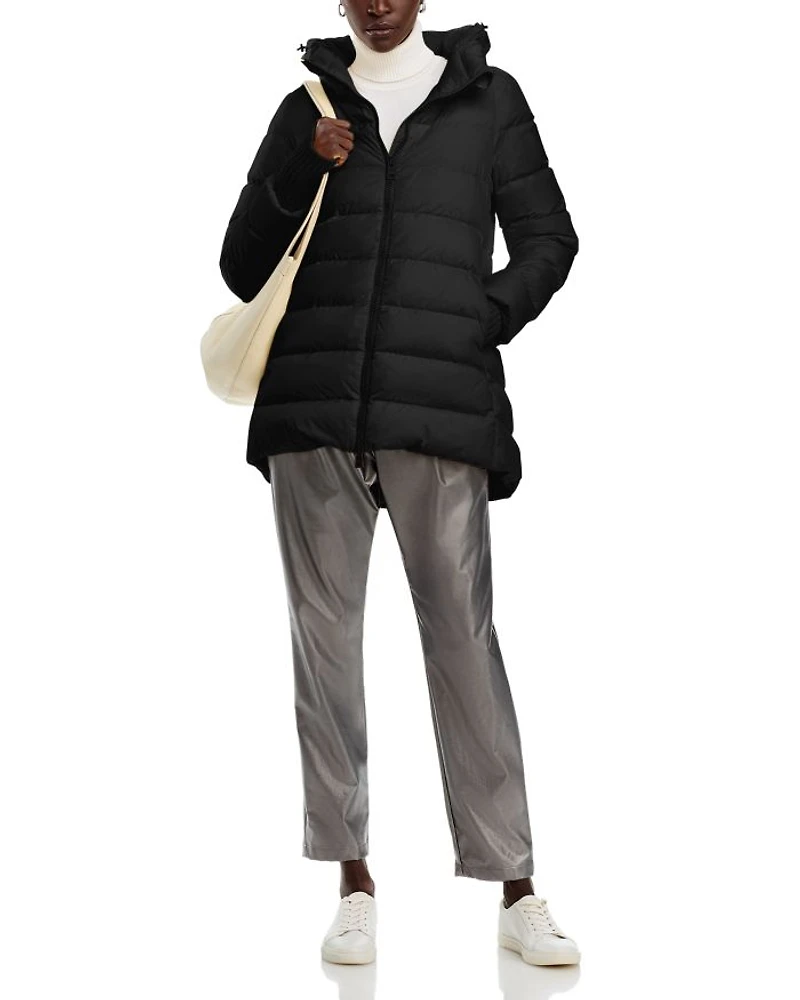 Heavy A Line High Low Jacket