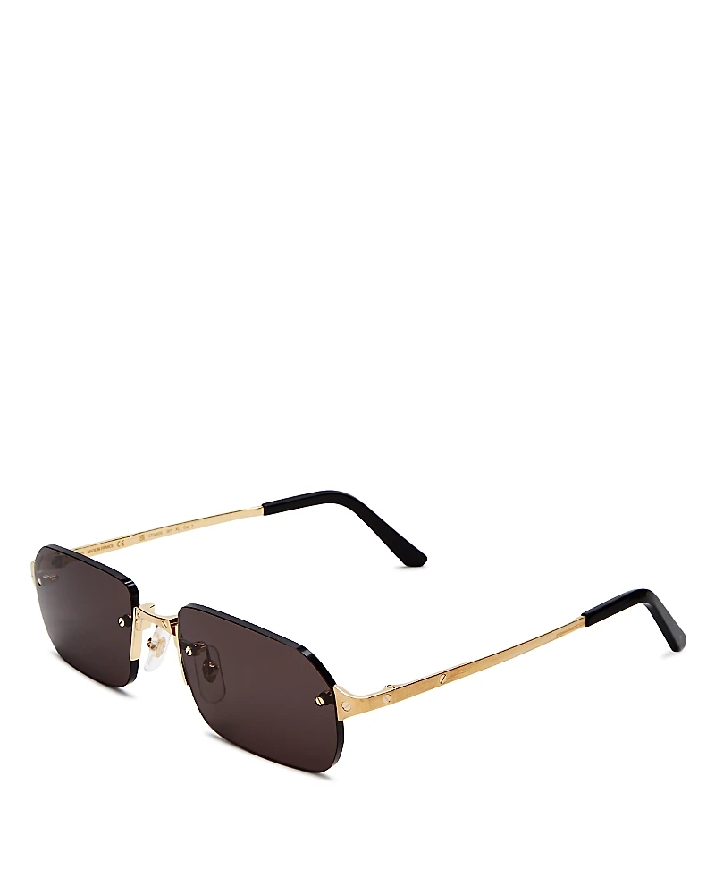 Cartier Square Sunglasses, 55mm
