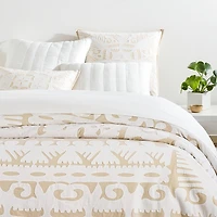 Annie Selke Knight Wood Cutwork Coverlet