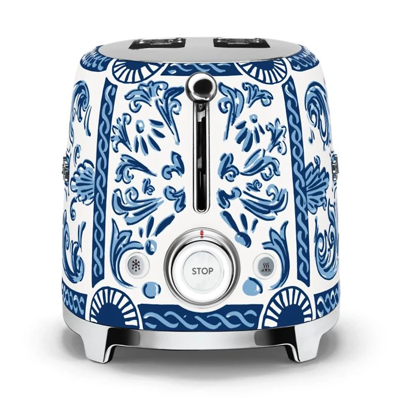 Dolce & Gabbana 50's Retro Style Aesthetic Blu Mediterraneo 2 Slice Toaster