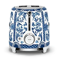 Dolce & Gabbana 50's Retro Style Aesthetic Blu Mediterraneo 2 Slice Toaster