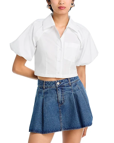 Steve Madden Reece Cropped Shirt
