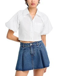 Steve Madden Reece Cropped Shirt