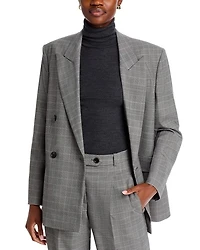 Juseka Plaid Blazer