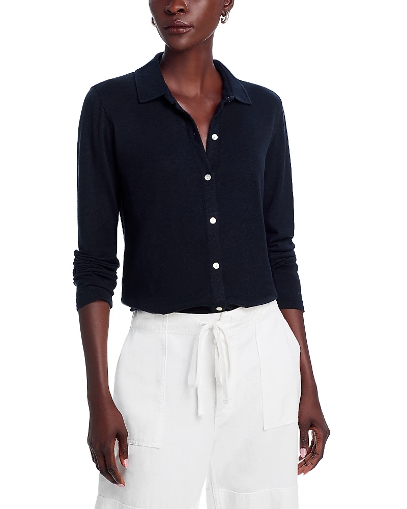 Bella Dahl Button Front Knit Top