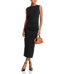 Charissa Ruched Midi Dress