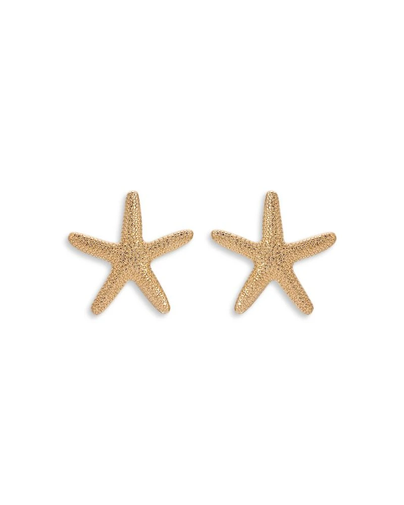 Statement Starfish Large Stud Earrings