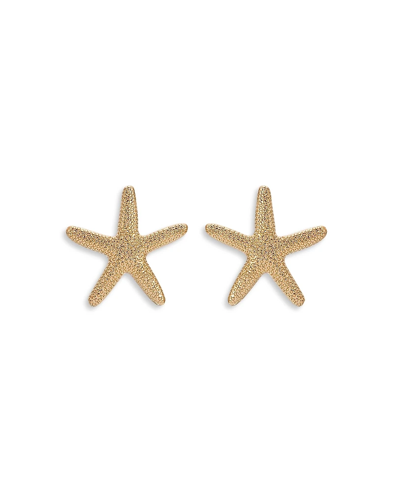 Ettika Statement Starfish Large Stud Earrings