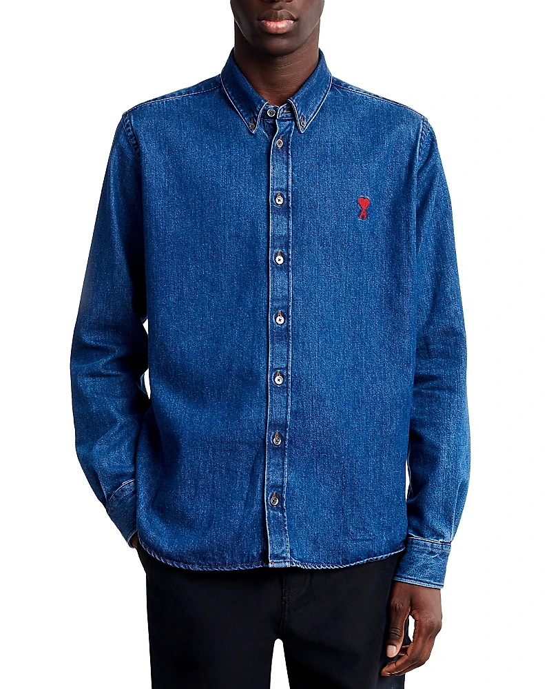 Ami Classic Button Down Regular Fit Shirt