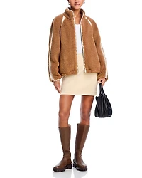 Nikia Fluff Faux Fur Jacket