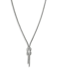 John Hardy 14K Yellow Gold & Sterling Silver Love Knot Lariat Necklace