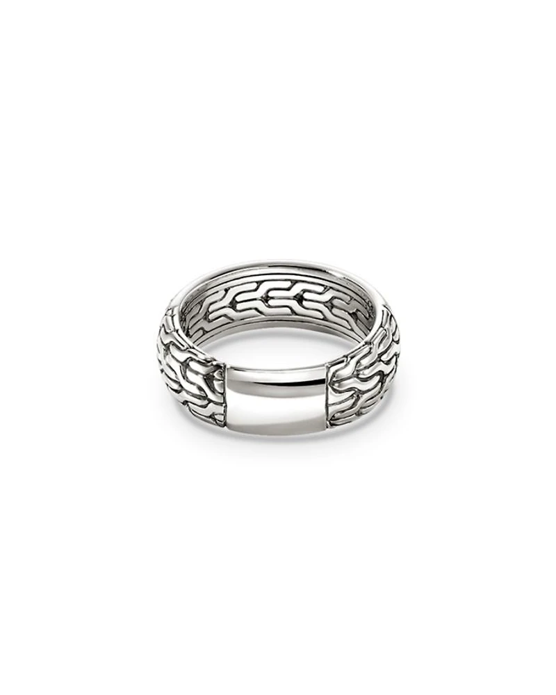 Sterling Silver JH Essentials Pavé Diamond Band Ring, 1.07 tcw