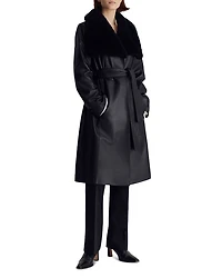 Nina Leather Coat