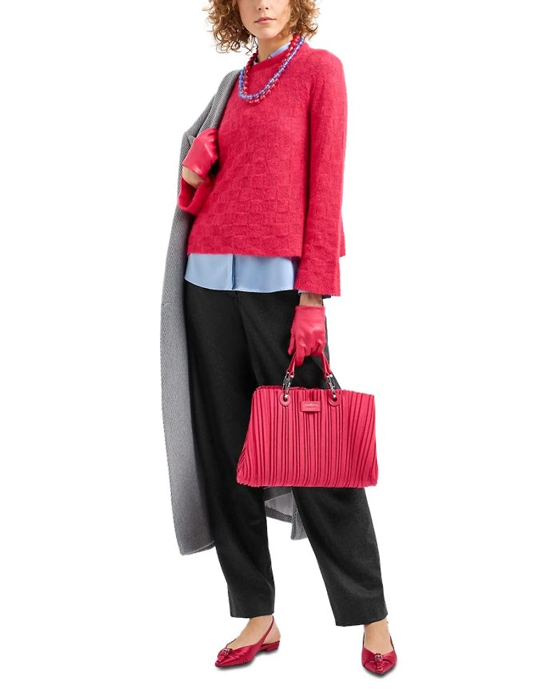 Jacquard Check Sweater