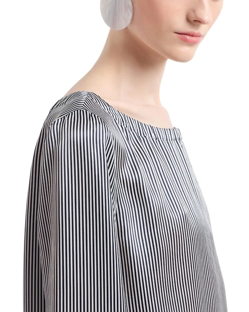 Striped Silk Blouse