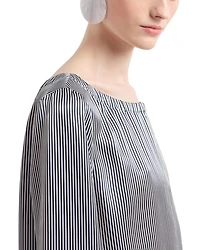 Striped Silk Blouse