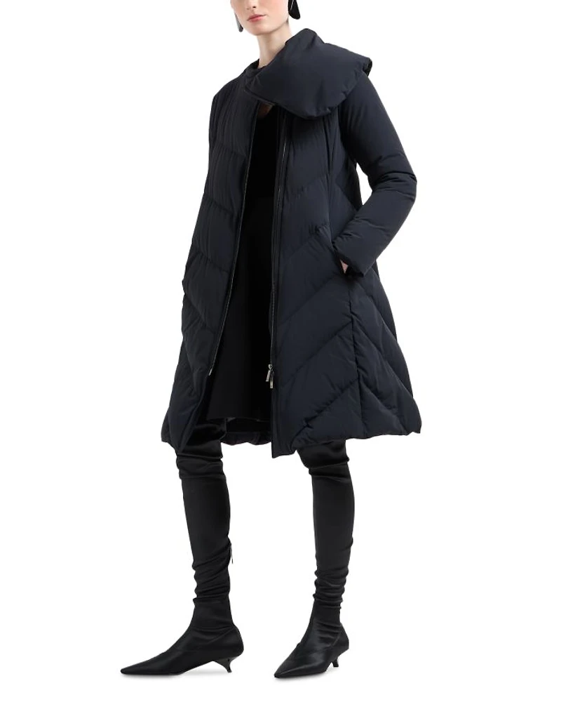 Pillow Collar Puffer Coat
