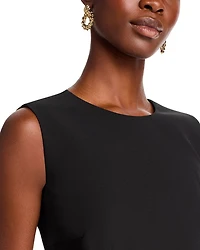 Haddy Mixed Media Pleated Dress