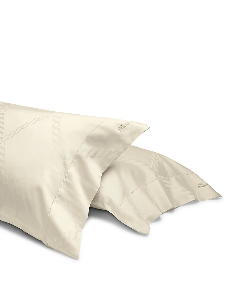 Pratesi Ori Treccia Queen Pillowcase Set