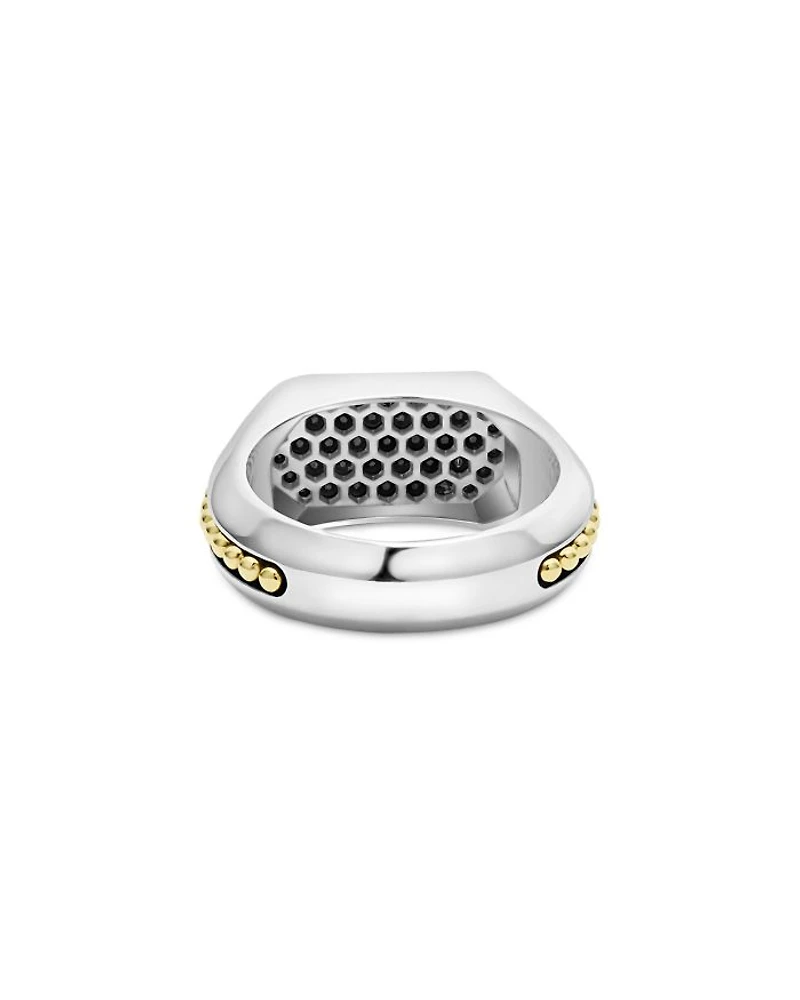 Men's 18K Yellow Gold & Sterling Silver Anthem Diamond Cluster Ring