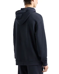 Cotton Twill Whale Patch Regular Fit Hoodie