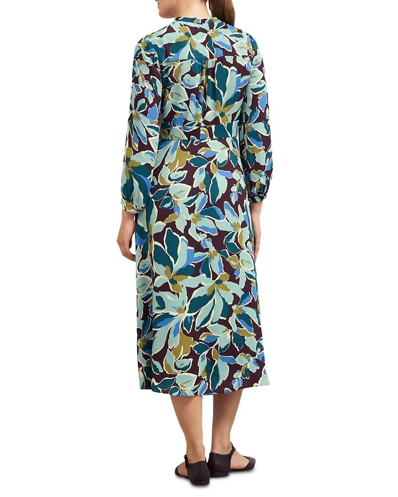 Lea Printed Midi Dress