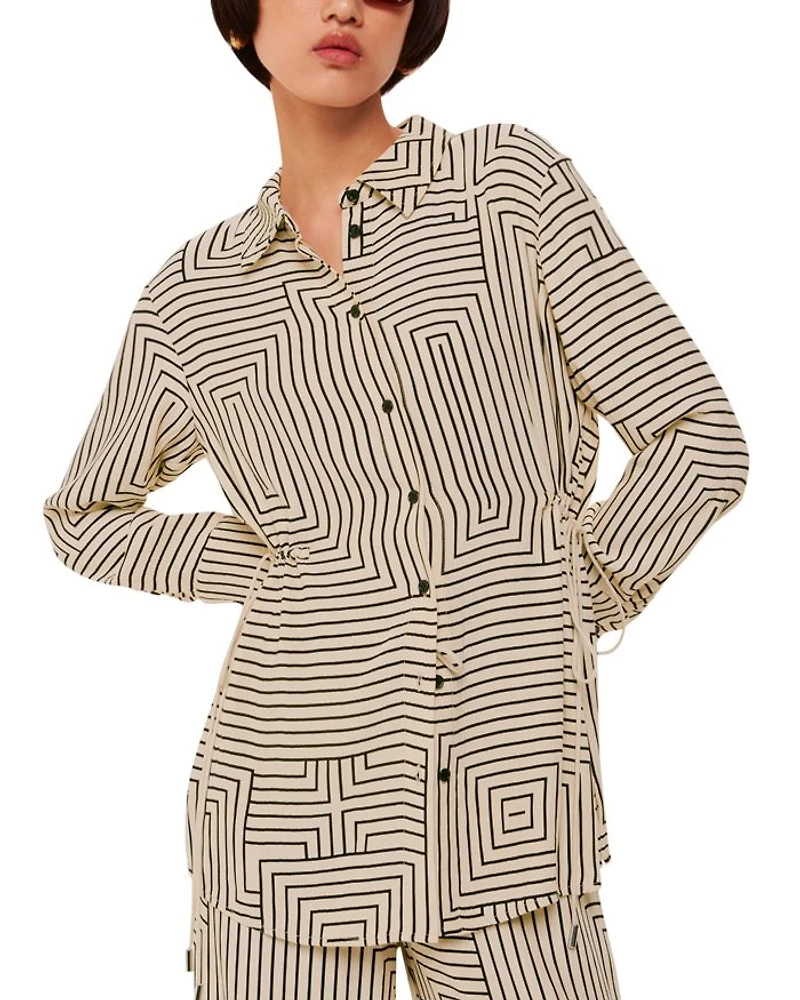 Angled Stripes Shirt