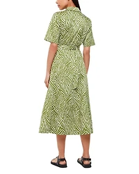 Linear Leaf Dress