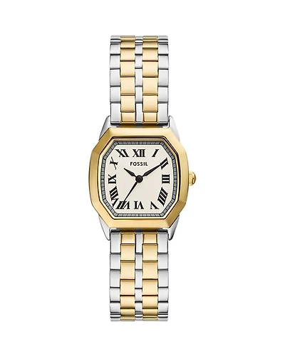Fossil Harlow Three Hand Two Tone Watch, 27mm