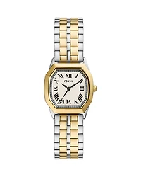 Fossil Harlow Three Hand Two Tone Watch, 27mm
