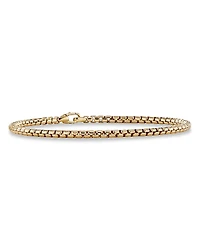 David Yurman 18K Yellow Gold Chain Bel Aire Box Link Bracelet