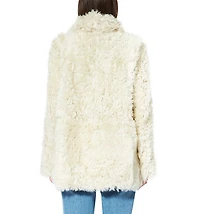 Milky Way Reversible Shearling Coat