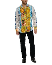 The B Hudson Button Front Printed Shirt