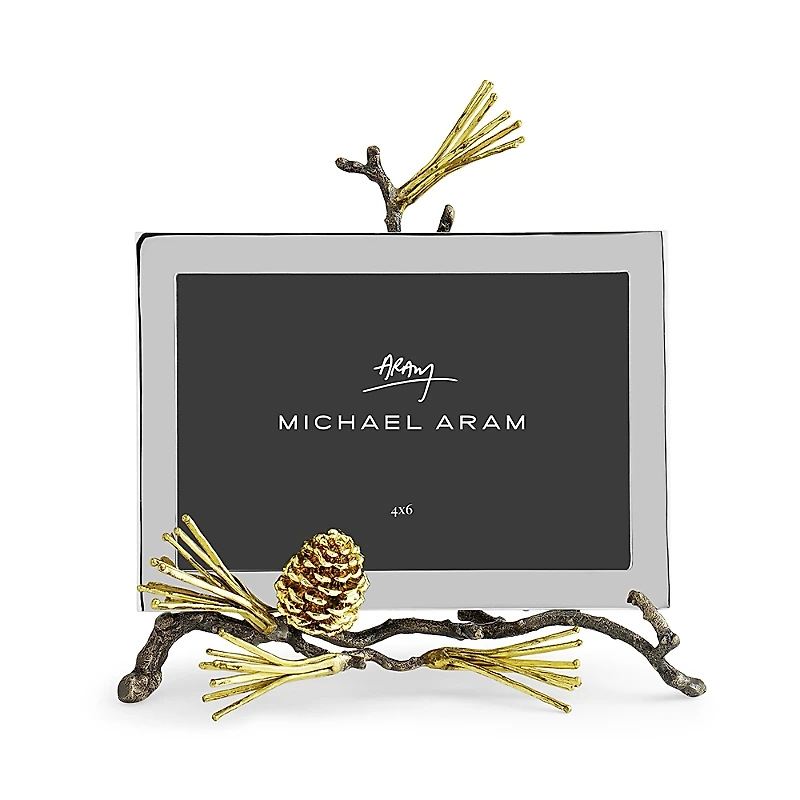 Michael Aram Pinecone Easel Frame, 4 x 6