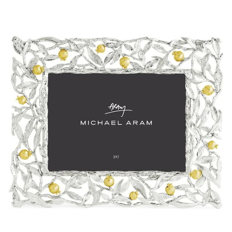 Pomegranate Silver & Gold Frame, 5" x 7"