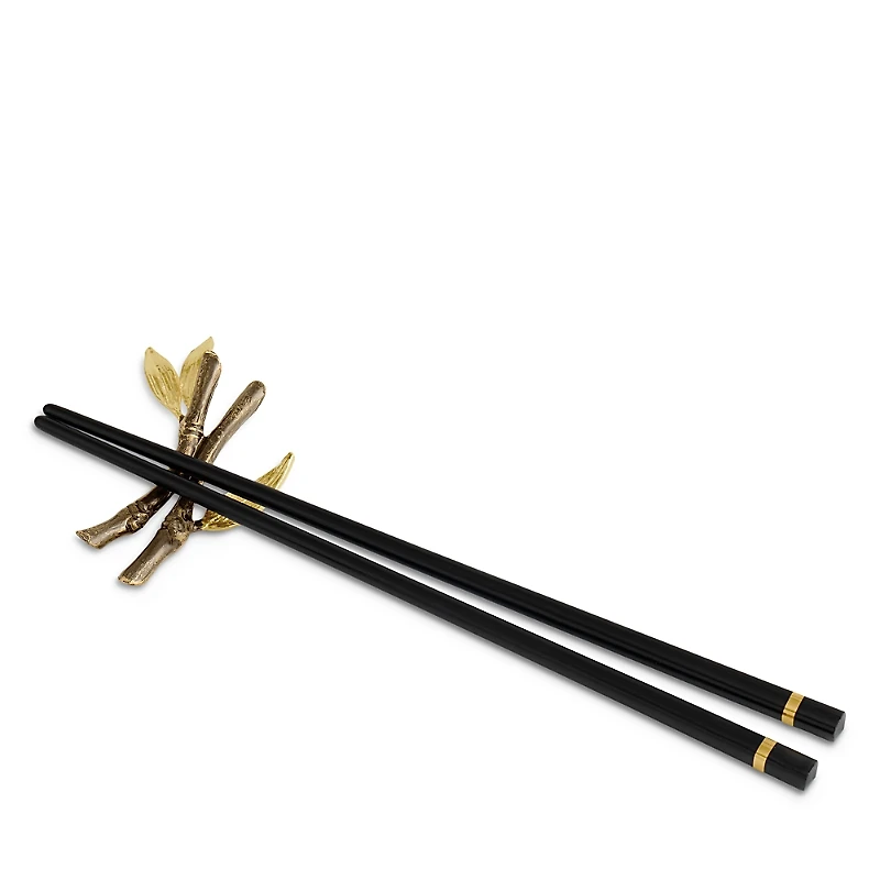 Michael Aram Zen Garden Chopsticks and Stand, Set of 4