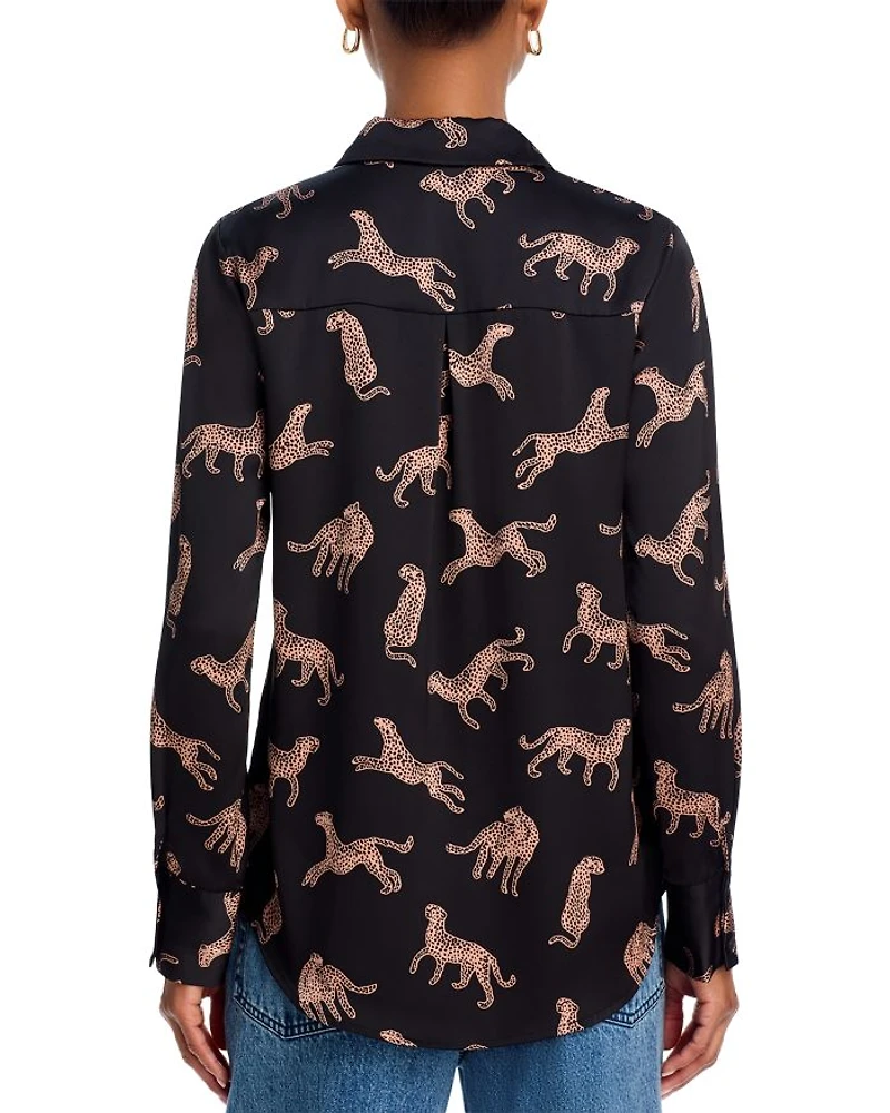 Leopard Button Down Shirt - Exclusive