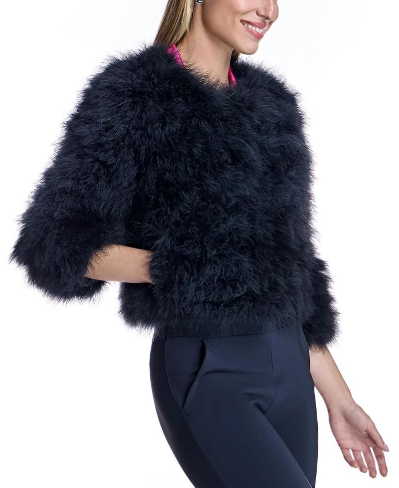 Feather Bolero Jacket