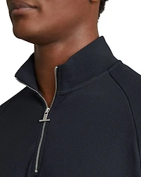 Illinois Quarter Zip Textured Sweatshirt